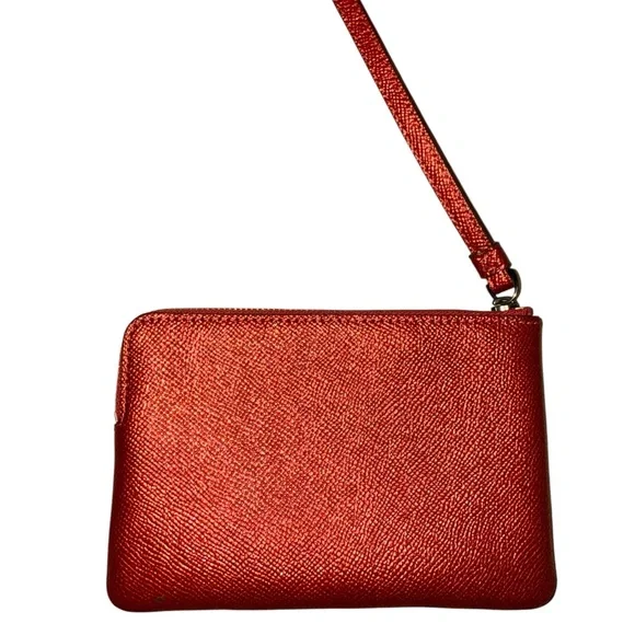 Coach Sparkling Red Wristlet - Picture 2 of 3